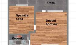 Jednoiposoban stan, Novi Sad, prodaja, 38m2, 78160e, id1030932